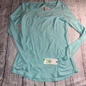 Gaiam Women's Yoga Slim Fit Long Sleeve Top NWT-M